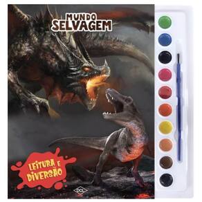 Livro De Pintura Aquarela Mundo Selvagem I8049 - Dcl