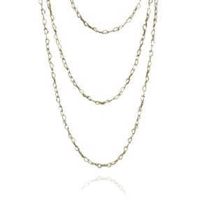 Colar Triplo De Coracao Folheado Em Ouro 18K