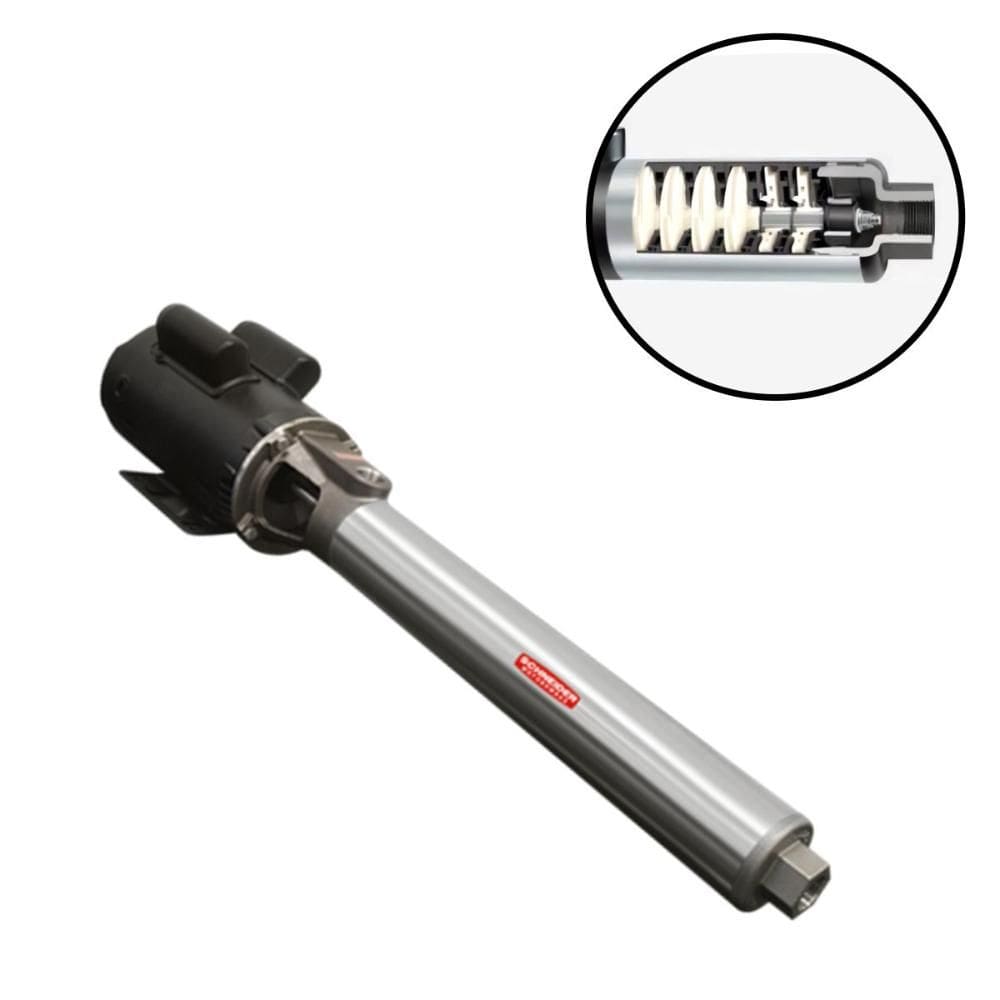 Motobomba Centrífuga Inox Schneider 8 Estágios 1CV 220/380V