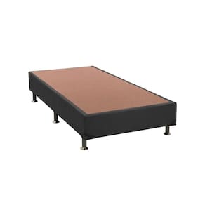 Cama Box Base Solteiro Universal Suede Gray (0,69x1,88x0,30) - Ortobom