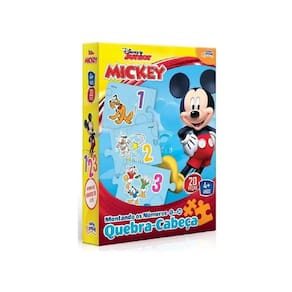 Quebra Cabeça Disney Mickey Montando Os Números Toyster 8020