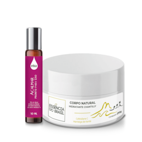 Kit Relaxamento: Hidratante Chantilly + Óleo Acalmar