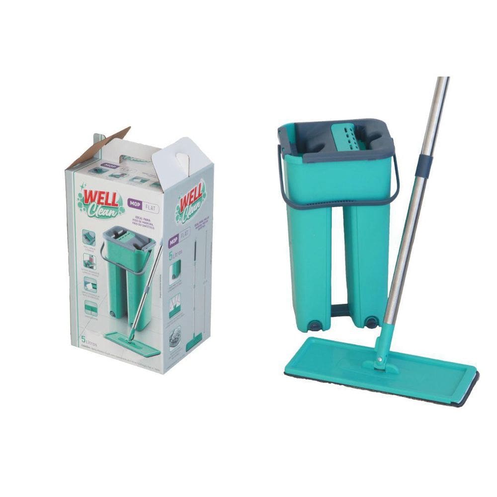 Mop Esfregão Balde Duplo Well Clean