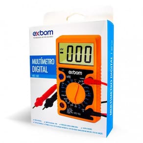 Multimero Digital Lcd Md-160 Multiteste De Tensão Com Bip