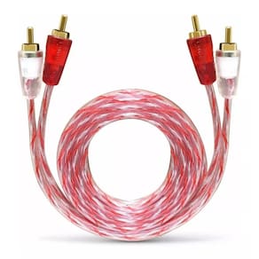 Cabo Coaxial Rca Stetsom 1 Metro Banhado A Ouro