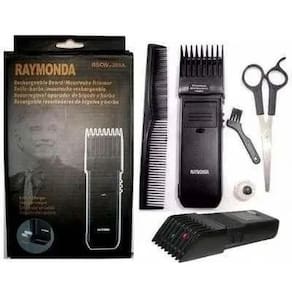Barbeador Elétrico Pente Regulável E Tesoura Rm-389b