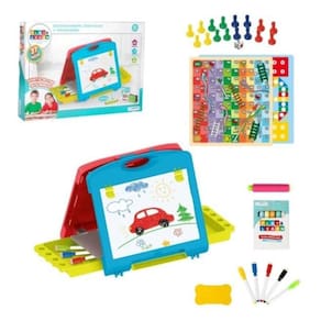 Quadro Mágico Lousa Menino E Menina Plus Dm Toys Azul