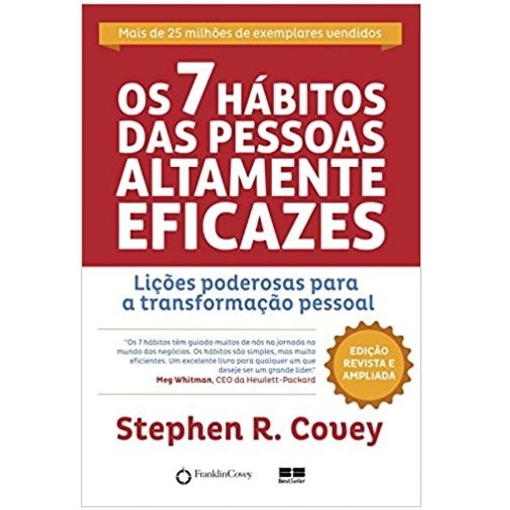 Livro Os 7 Hábitos Das Pessoas Altamente Eficazes