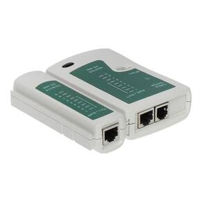 Testador Cabo RJ45 e RJ11 Prático Digital Teste Sequência