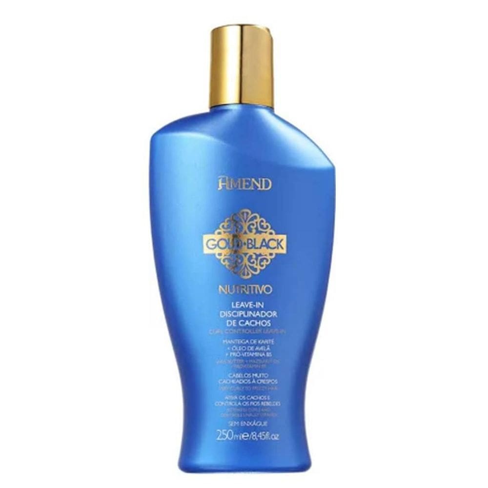 Leave-In Disciplinador Nutritivo De Cachos Gold Black 250Ml