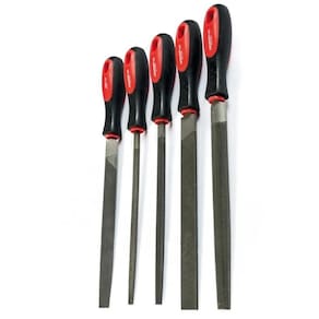 Jogo De Limas Mecânica  05 Peças  Com Cabo Pvc Gedore Red