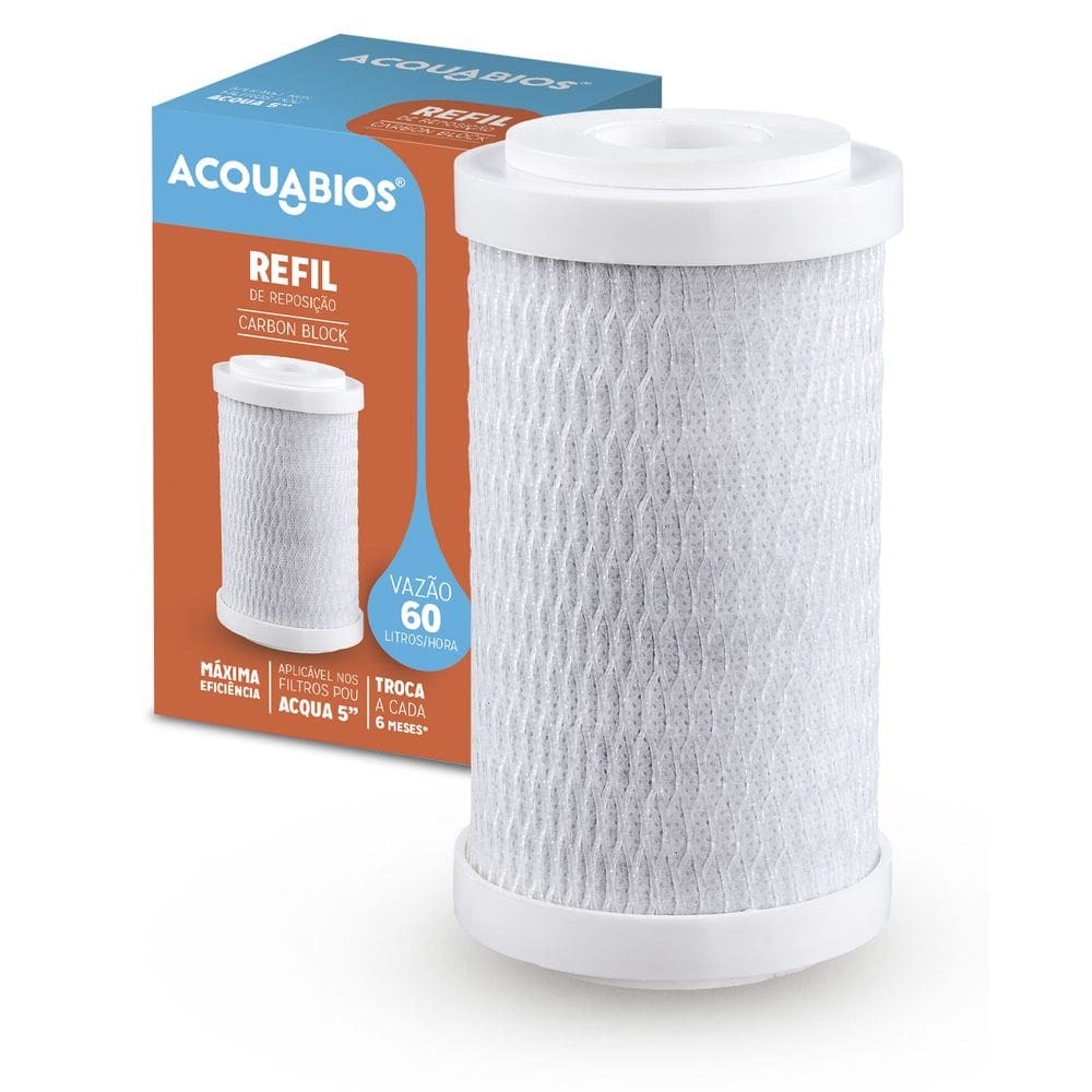 Refil de Reposição Carbon Block Acqua 5