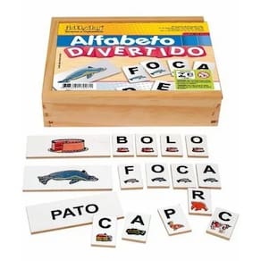 Alfabeto Divertido 60 Pecas Brinquedo Educativo
