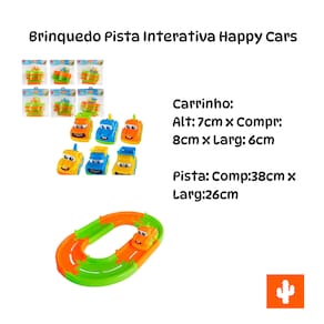 Brinquedo Pista Interativa Happy Cars