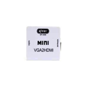 Conversor De Áudio E Vídeo Vga Para Hdmi 1080P Kp-3466 Knup