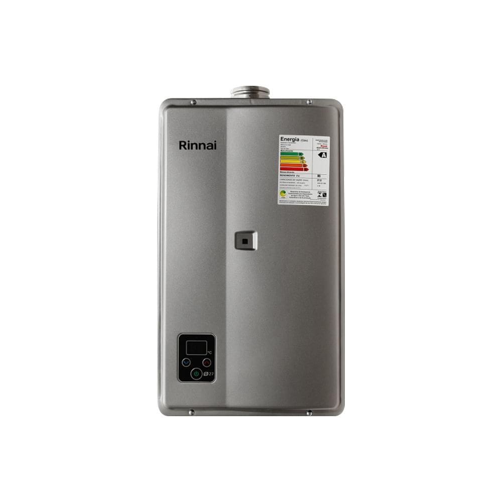 Aquecedor A Gás Rinnai E27 Prata  Glp