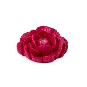 Incensário Porta Incenso Artesanal Rosa Pink 4 Cm Resina