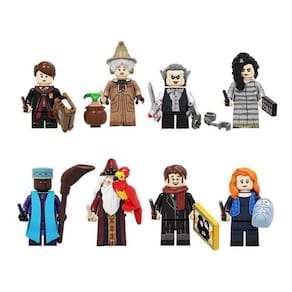 Kit 8 Bonecos Top Blocos De Montar Franquia Harry Potter