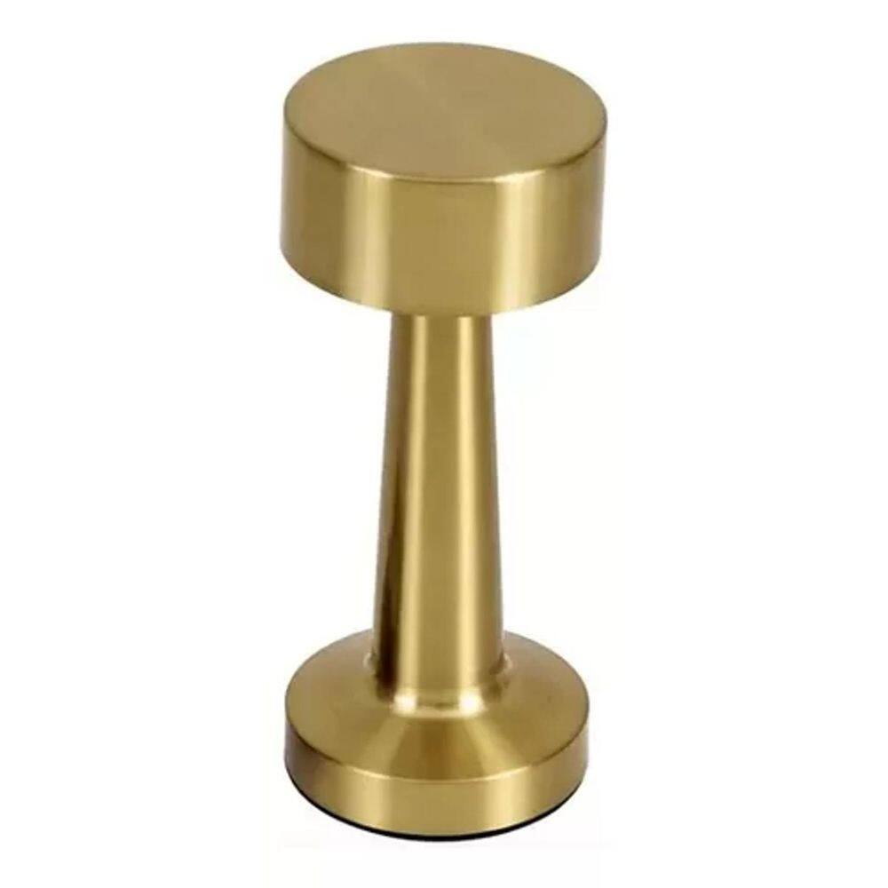 Luminária De Mesa Metal Com Led Nox Gold Gmh