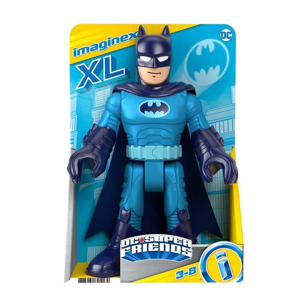 Boneco Batman Traje Azul Imaginext Dc Super Friends - Mattel