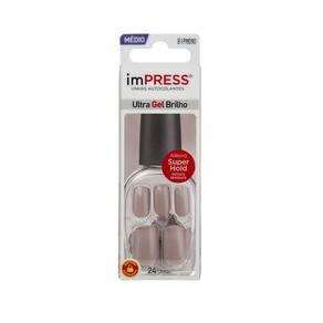 Unhas Postiças Impress Color Médio Sea Sand Kiss Ny