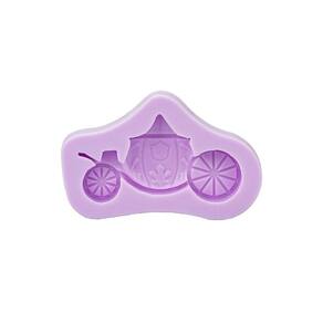 Molde de Carruagem Cinderela Silicone 3.3x7cm