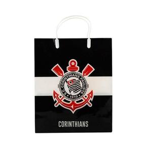 Sacola Para Presentes Corinthians 33X27Cm