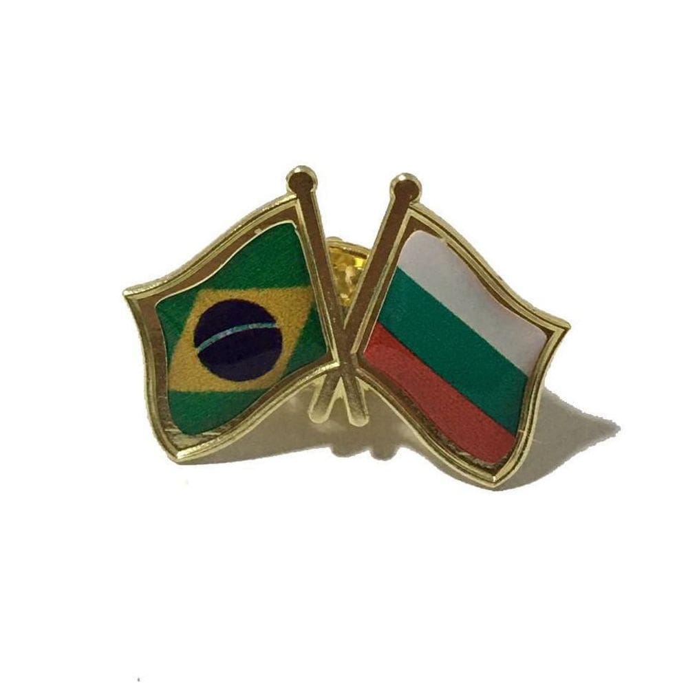 Pin Da Bandeira Do Brasil X Bulgária