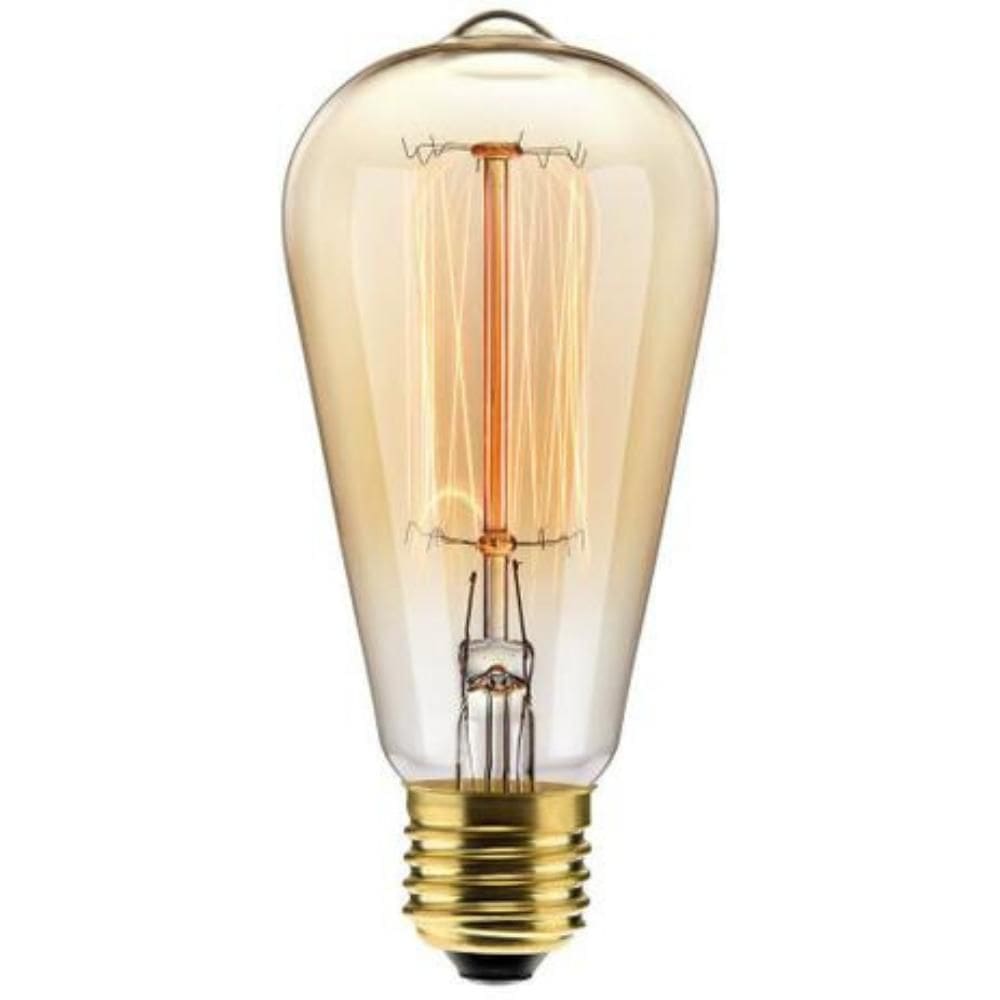Lâmpada Filamento Carbono St64 40W 220V 2000K Yo
