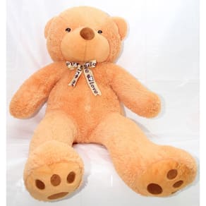 Urso teddy Caramelo 140cm 1,4 mts Premium Casa dos Ursos