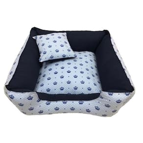 Cama Pet 60 X 60 Cm Cachorro Gato Fundo Antifriagem Coroas