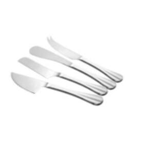 Jogo De 4 Facas Para Queijo Em Aço Inox Positano Lyor