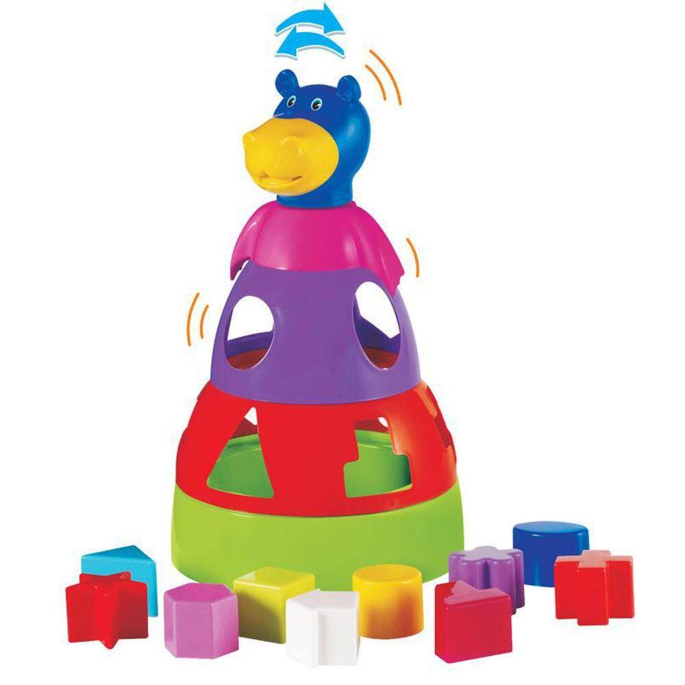 Hipopótamo Didático Embalagem Saco Plástico - Mercotoys