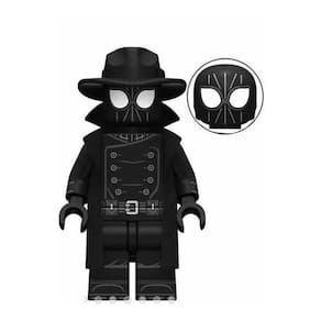Boneco Blocos De Montar Homem Aranha Noir Aranhaverso