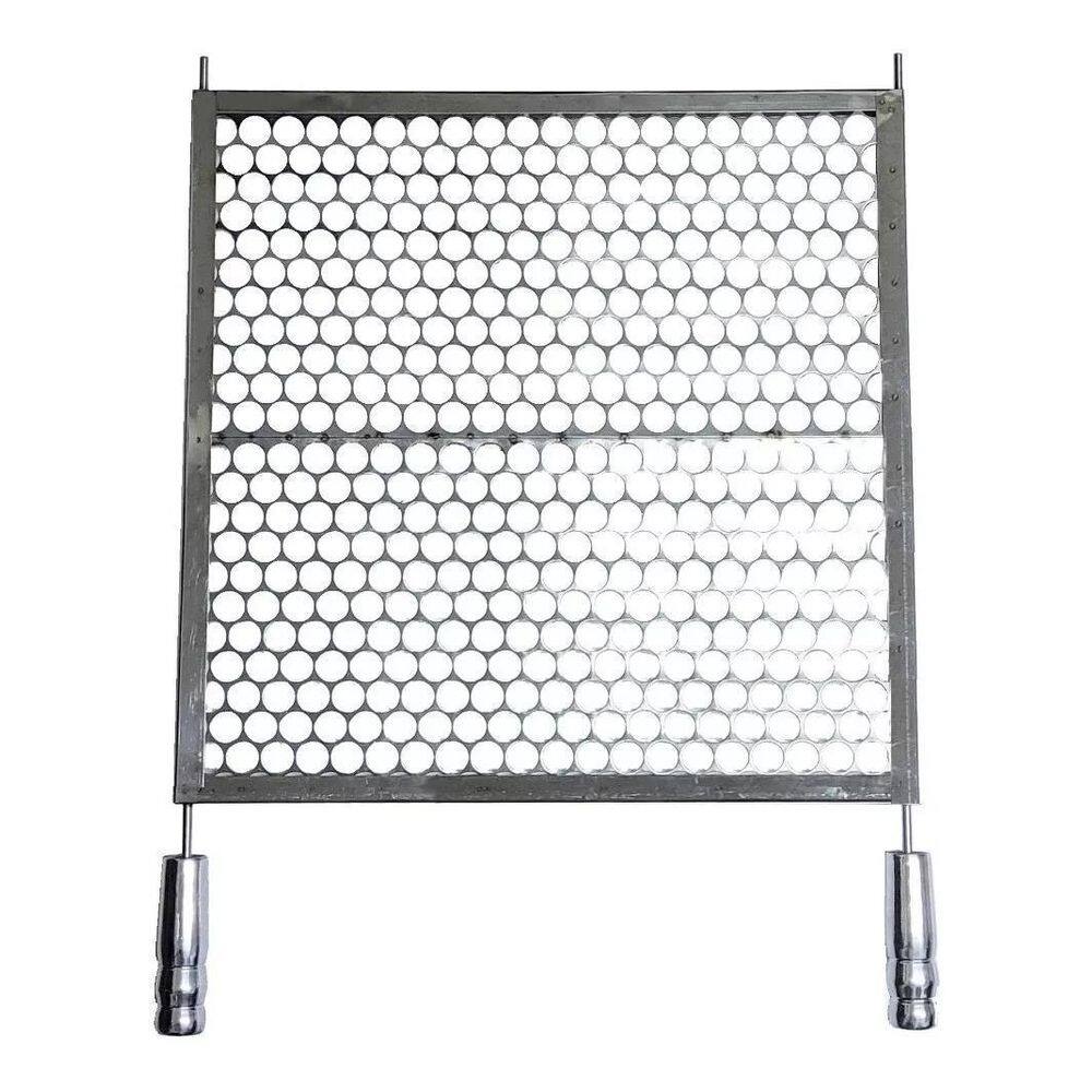 Grelha Moeda 45X50 Inox Reforçada