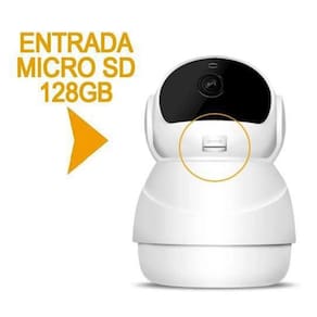Câmera Segurança Ip Wifi Áudio Vídeo Sensor De Movimento