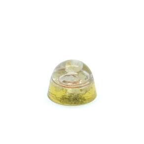 Orgonite Semi-Esférico Amarelo Com Citrino - Prosperidade