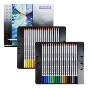 Lápis de Cor Karat Aquarelavel 36 Cores Estojo Metal