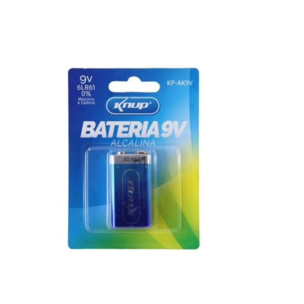 Bateria Alcalina 9V Kp-Ak9V Knup