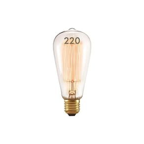 Lâmpada Filamento De Carbono - St64 - 220V
