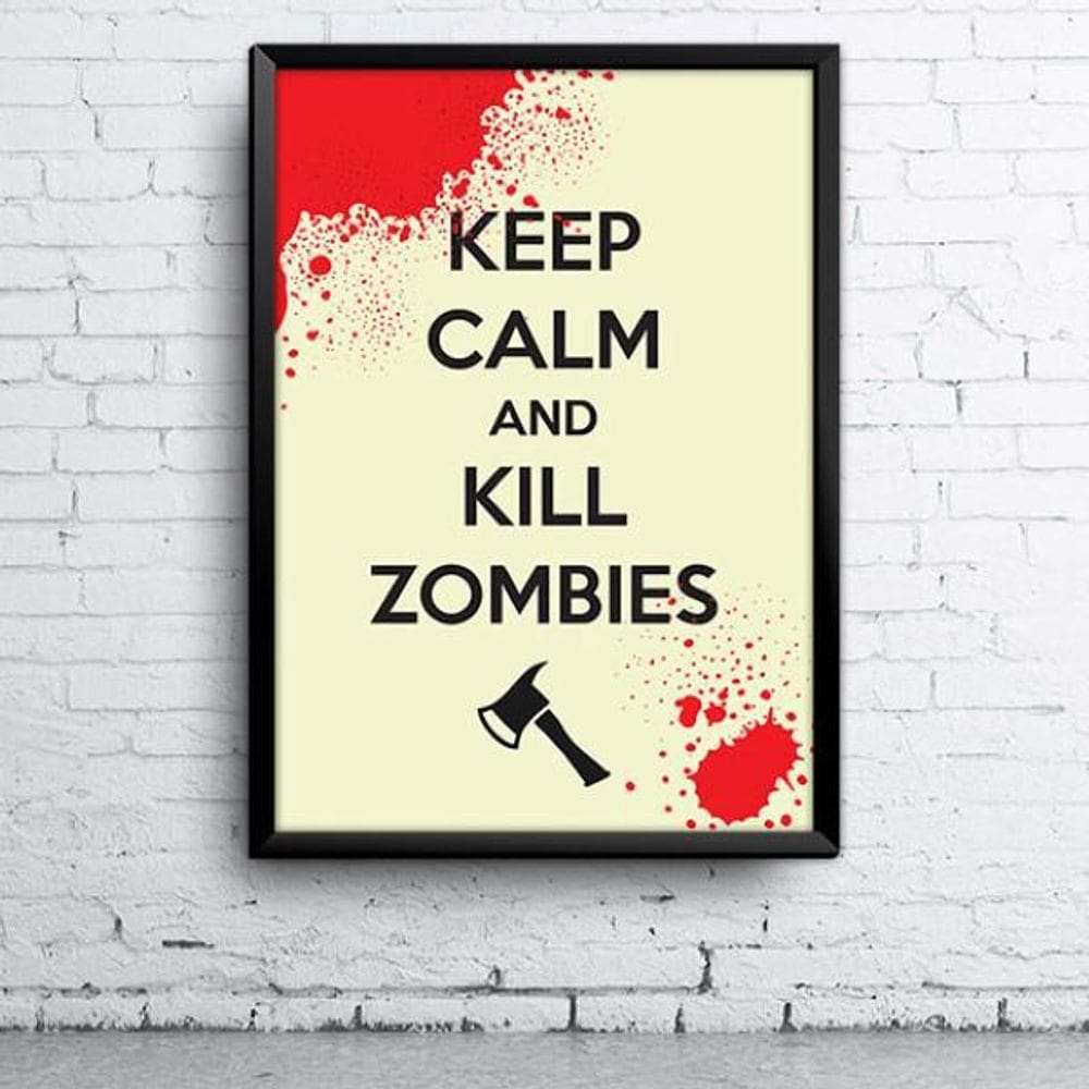 Quadro Keep Calm 7 A4