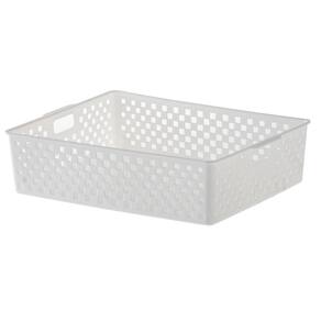 Cesto Quadratta 34x27x9 Branco - Organização Completa