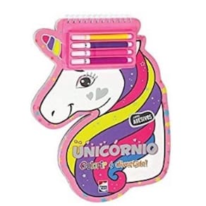 Livro Colorir E Divertido Unicórnio