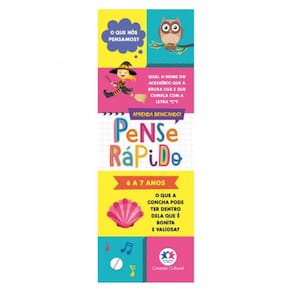 Pense Rápido - 6 A 7 Anos