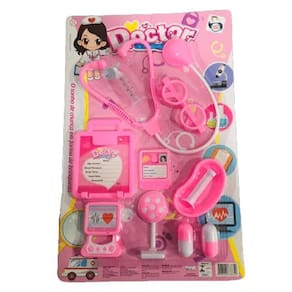 Kit Médico Brinquedo 11 Peças Meninas Plástico Divertido