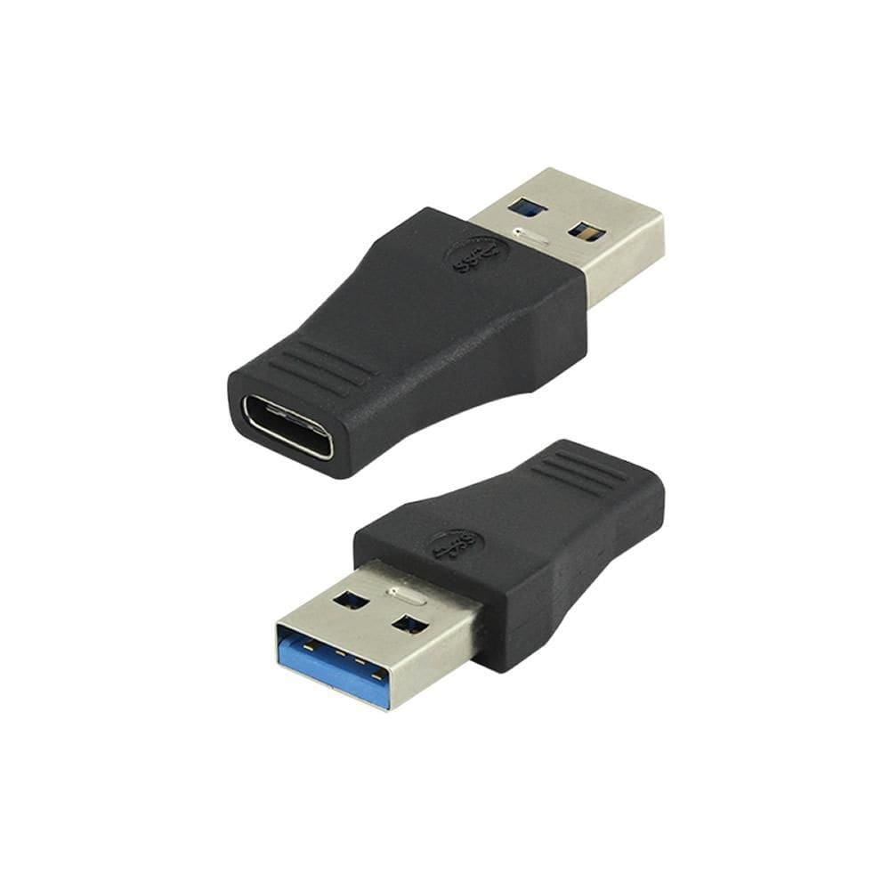 Adaptador Usb 3.0 Macho Para Usb Tipo C Fêmea 3.0 - 5+