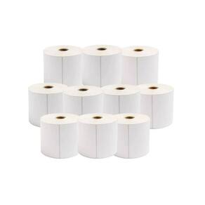 Kit 10 Rolos Etiqueta Bopp Adesiva 10X7 Cm 100X70 Mm