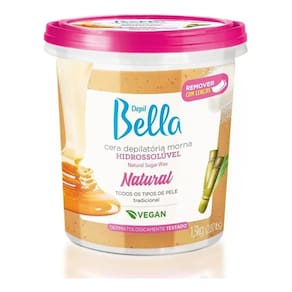 Cera Hidrossolúvel Depil Bella 1,3Kg Natural