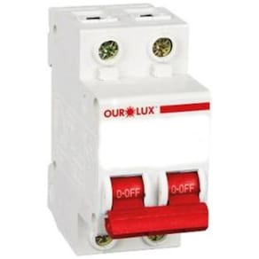 Disjuntor Bipolar 25A Ourolux