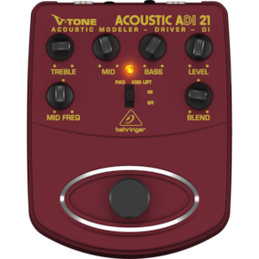 PréAmplificador Direct Box Emulador Acustico Behringer ADI21